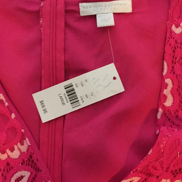Pink NY&CO dress - Picture 2 of 4